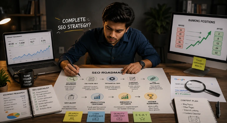 SEO Strategy - Techniques, Tools & Checklist Guide