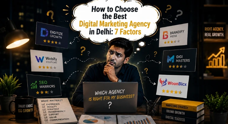 How to Choose the Best Digital Marketing Agency in Delhi - 7 Key Factors