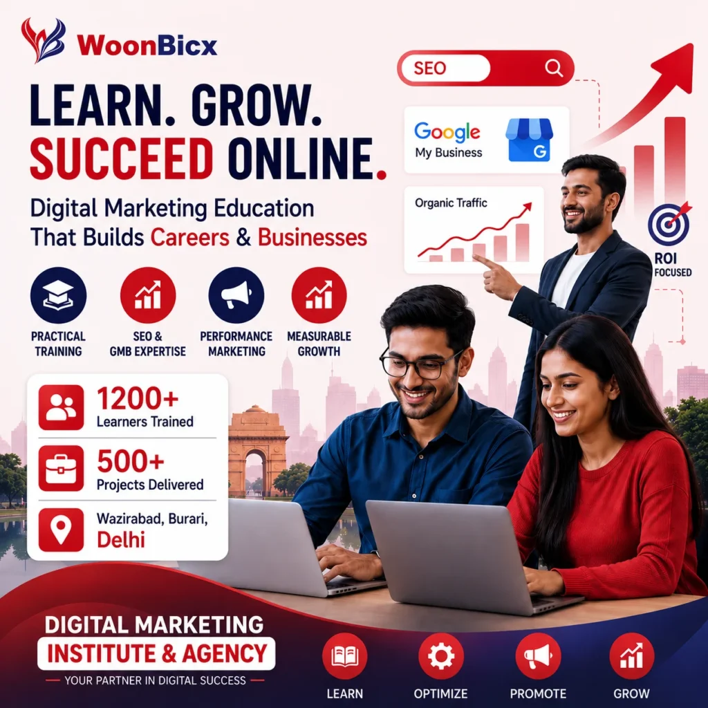 digital marketing institute & agency in Wazirabad, Delhi, India